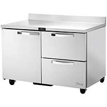 True TWT-48D-2-HC~SPEC1 48" Worktop Refrigerator w/ (2) Sections, (1) Door & (2) Drawers, 115v