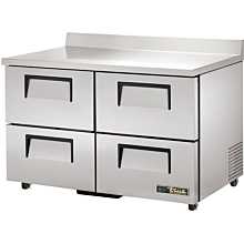 True TWT-48D-4-ADA-HC 48" Worktop Refrigerator w/ (2) Sections & (4) Drawers, 115v