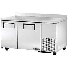True TWT-60-32 60" Worktop Refrigerator w/ (2) Sections, 115v