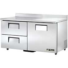 True TWT-60D-2-ADA-HC 60" Worktop Refrigerator w/ (2) Sections & (2) Drawers, 115v