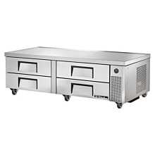 True TRCB-72 72" 4 Drawer Refrigerated Chef Base