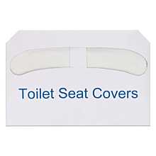 Winco TSC-250 Half-Fold Toilet Seat Cover Paper - 250 Pieces
