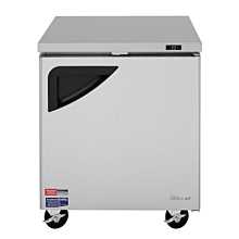Turbo Air TUR-28SD-N-L 28" One Section Left Hinge Undercounter Refrigerator - 7 Cu. Ft.