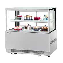 Turbo Air TBP60-46FN-S 59" Stainless Steel Refrigerated Bakery Display Case with Lift-Up Front Glass - 16 Cu. Ft.