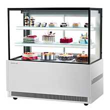 Turbo Air TBP60-54NN-S 59" Stainless Steel Refrigerated Bakery Display Case - 22 Cu. Ft.