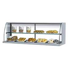 Turbo Air TOMD-60HS 63" Top Display Stainless Steel Dry Case-High Model for TOM-60S/L Open Display Merchandiser