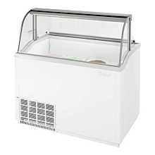 Turbo Air TIDC-47W-N 47" White Ice Cream Dipping Cabinet - (8) Tub Capacity
