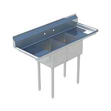  Two Compartment Sink with 24