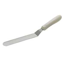 Winco TWPO-7 6-1/2" Stainless Steel Offset Bakery Spatula
