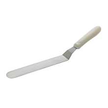 Winco TWPO-9 8-1/2" Stainless Steel Offset Bakery Spatula