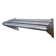 Global TWS18X48 48" Stainless Steel Tubular Wall-mount Shelving