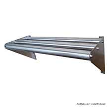 Global TWS14X36 36" Stainless Steel Tubular Wall-mount Shelving