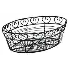 Winco WBKG-10O Oval Wire Bread/Fruit Basket