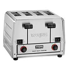 Waring WCT850RC Heavy-Duty 4-Slot Switchable Bread & Bagel Toaster