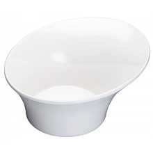 Winco WDM004-203 Priscila 8-1/2" White Round Angled Melamine Soup/Cereal Bowl