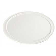 Winco WDP007-101 Mazarri 10" White Narrow Rim Porcelain Platter
