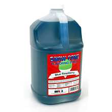 Winco 72001 1 gal Blue Raspberry Snow Cone Syrup