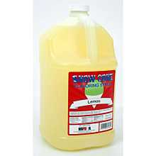 Winco 72004 1 gal Lemon Snow Cone Syrup