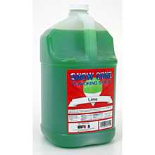 Winco 72005 1 gal Lime Snow Cone Syrup