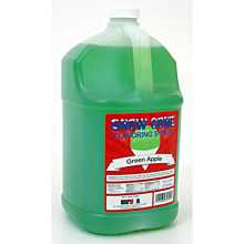 Winco 72009 1 gal Green Apple Snow Cone Syrup