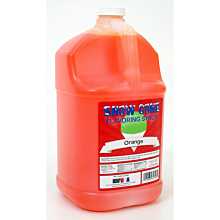Winco 72011 1 gal Orange Snow Cone Syrup