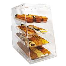 Winco ADC-4 Counter Top Display Case w/ (4) 12 x 18" Trays, 14 x 24 x 24", Clear