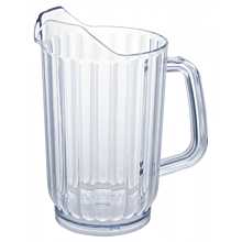 Winco WPS-32 32 oz. Plastic Water Pitcher 4-Pack