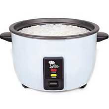 Global WRC-1050W 16" 50 Cup Cooked (25 Cup Uncooked) 120v Electric Rice Cooker/Warmer