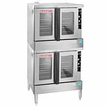 Blodgett Zephaire ZEPH-200-E-DBL Full Size Bakery Depth Double Deck Convection Oven - Electric 220/240V, 3 Phase, Energy Star
