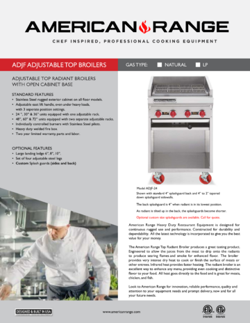 Spec Sheet Document