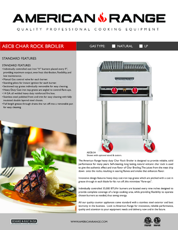 Spec Sheet Document
