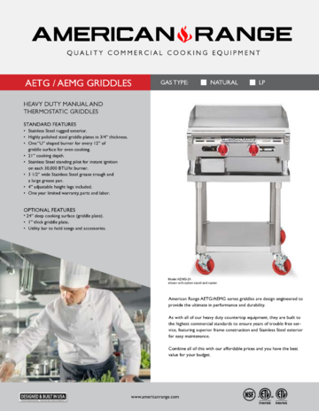 Spec Sheet Document