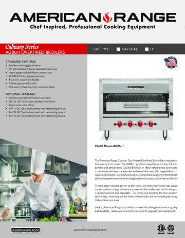 Spec Sheet Document