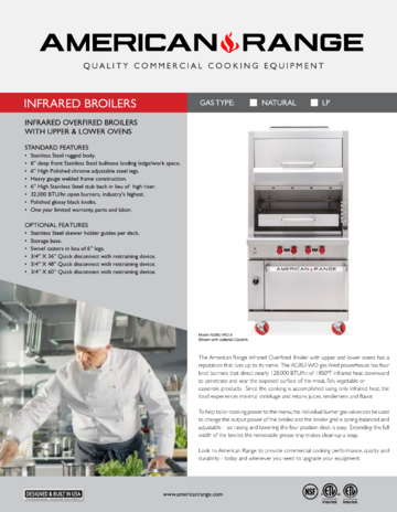 Spec Sheet Document