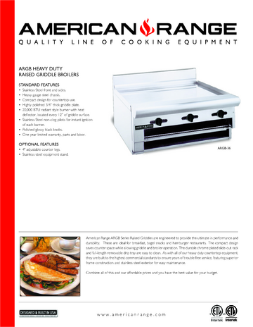 Spec Sheet Document