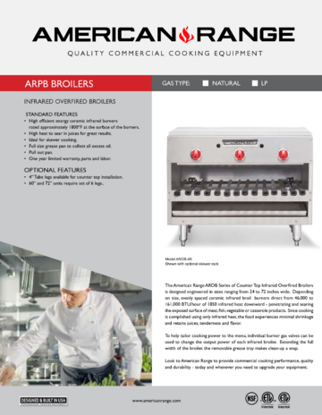 Spec Sheet Document