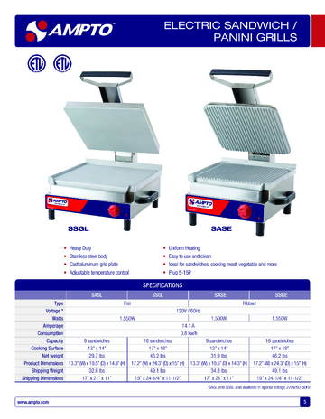 Spec Sheet Document