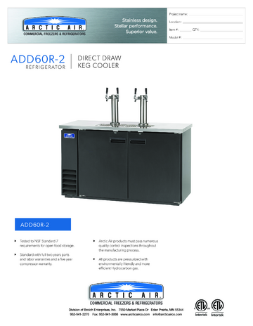 Spec Sheet Document