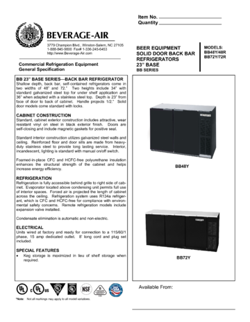 Spec Sheet Document