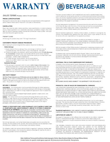 Warranty Document