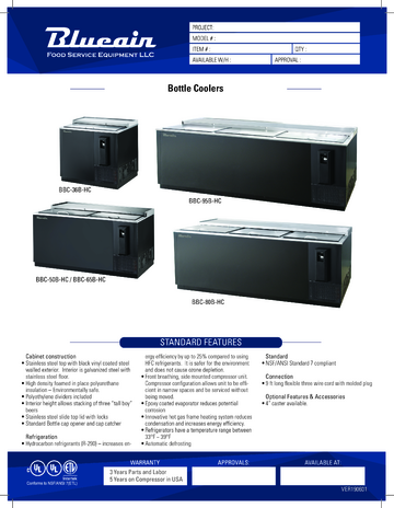 Spec Sheet Document