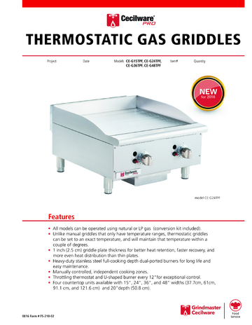 Spec Sheet Document
