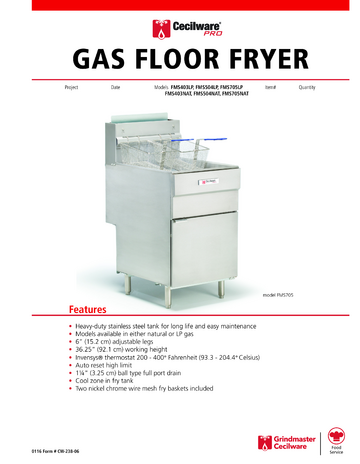 Spec Sheet Document