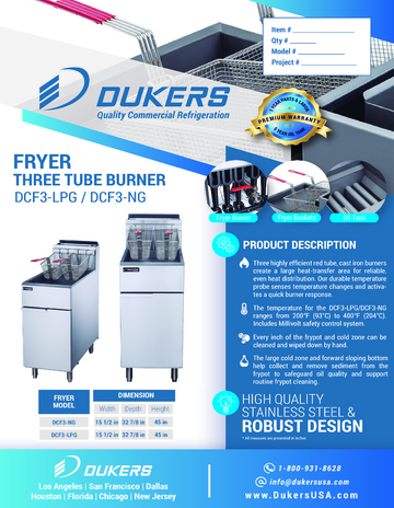 Spec Sheet Document