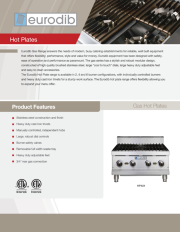 Spec Sheet Document