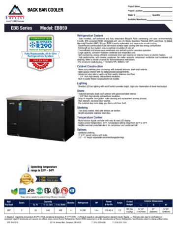 Spec Sheet Document