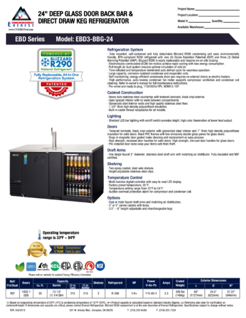 Spec Sheet Document