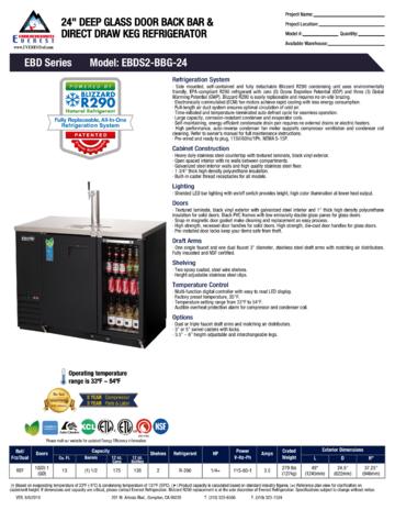 Spec Sheet Document