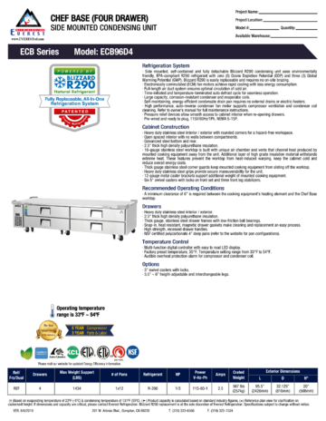 Spec Sheet Document