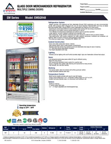 Spec Sheet Document